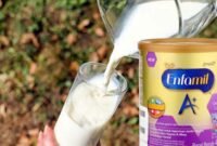 Susu Enfamil 0-6 Bulan 4 Cara Penyajian dan Penyimpanan