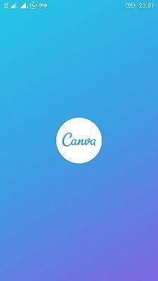 Cara Mudah Membuat Logo di Aplikasi Canva 2 Download dan buka aplikasi Canva