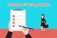 10 Contoh CV yang Salah dan Harus Dihindari dari Sekarang!