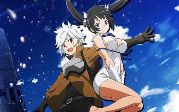 17 Anime Action Romance Terbaik Seru dan Menegangkan 6 Anime action romance Dungeon ni Deai wo Motomeru